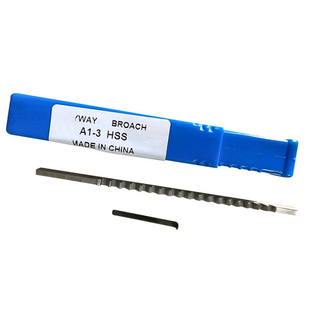 8mm C HSS Keyway Broach Push Type Metric Size Broaches High Speed Steel Keyway Cutting Broaching Tools for CNC Router