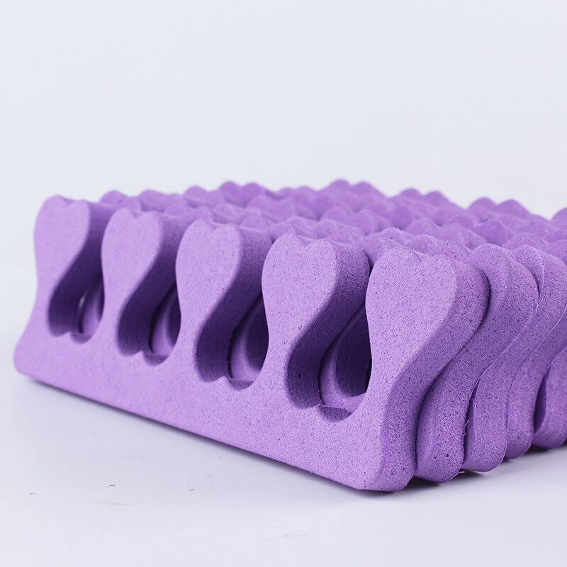 6 stk tå splitter fødder svamp blød skønhed manicure pedicure skum reparation negle adskillelse nail art værktøjer skum finger separator