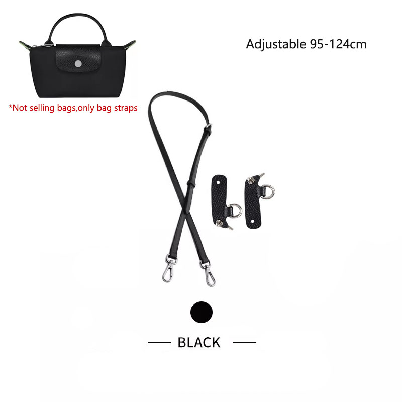 Zapasowy pasek na ramię ze skóry bydlęcej do małego paska crossbody Longchamp bez modyfikacji dziurkowania: Granatowy