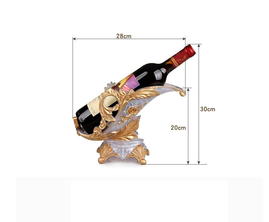 Europäischen Rotwein Halfter wohnzimmer luxus wein schrank dekorationen Hohe fuß wein glas Halfter haushalt wein flasche Gestell