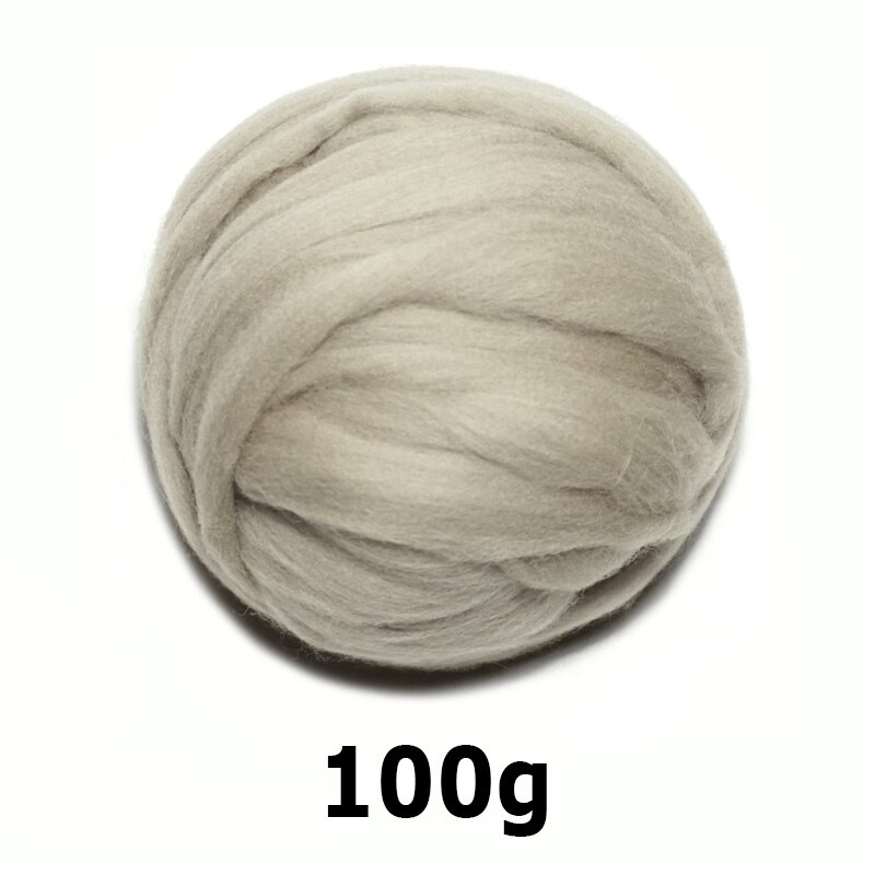 Freies handmade Wolle Filz für filzen 50g Licht Leinen Perfekte in Nadel Filz 57 #: 100g