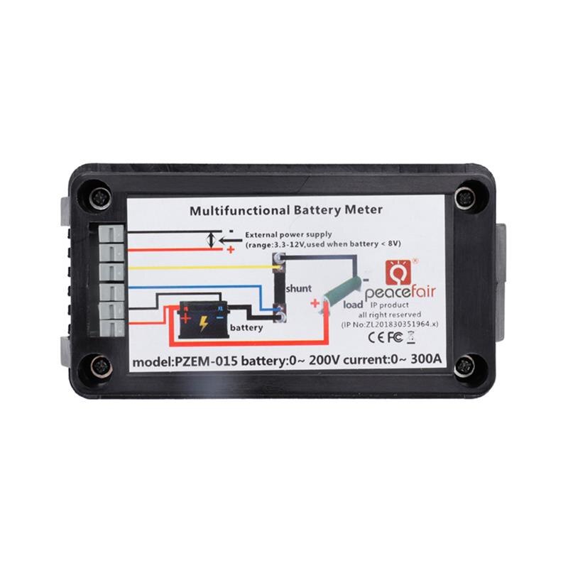 lithium battery capacity indicator DC Multifunction Battery Monitor Meter LCD Digital battery tester Battery level indicator