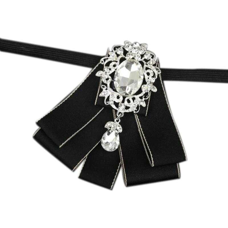 Lazo de cinta para cuello, corbata para mujer, camisa de vestir para bodas, blusa, corbatas de seda, pajarita para el mejor hombre, accesorios para el conjunto del cuello del novio