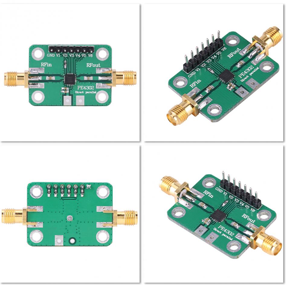 1Pcs RF Attenuator PE4302 Numerical Control Attenuator Parallel Immediate Mode 1MHz~4GHz NC Attenuator