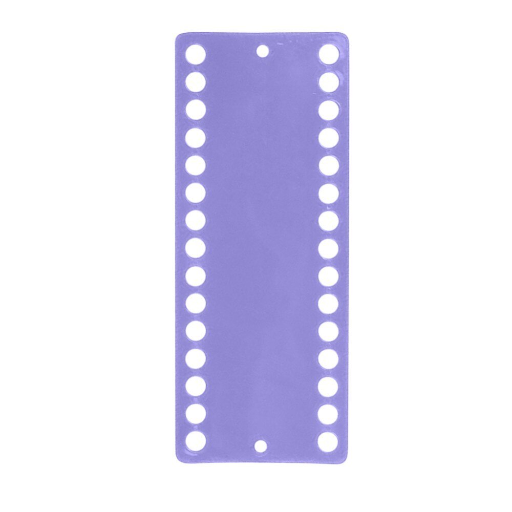 Kruissteek Plastic Handwerken Project Card 30 Posities Jelly Kleur Floss Loopvlak Garen Organizer Ontworpen Voor Floss Sorteren: purple