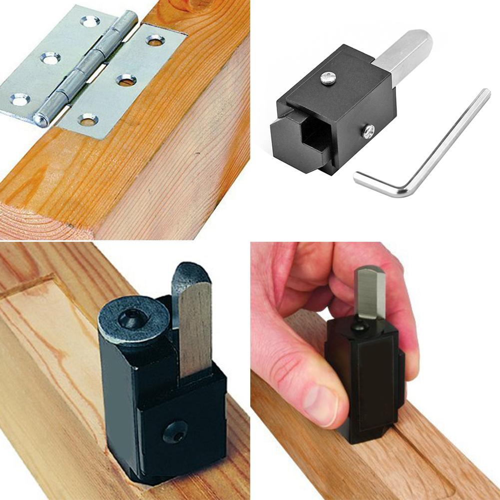 Corner Chisel Square Hinge Recesses Mortising Right Angle Knife Carving Chisel for Hinged Corners Wooden Lock Slots 80x30x30mm