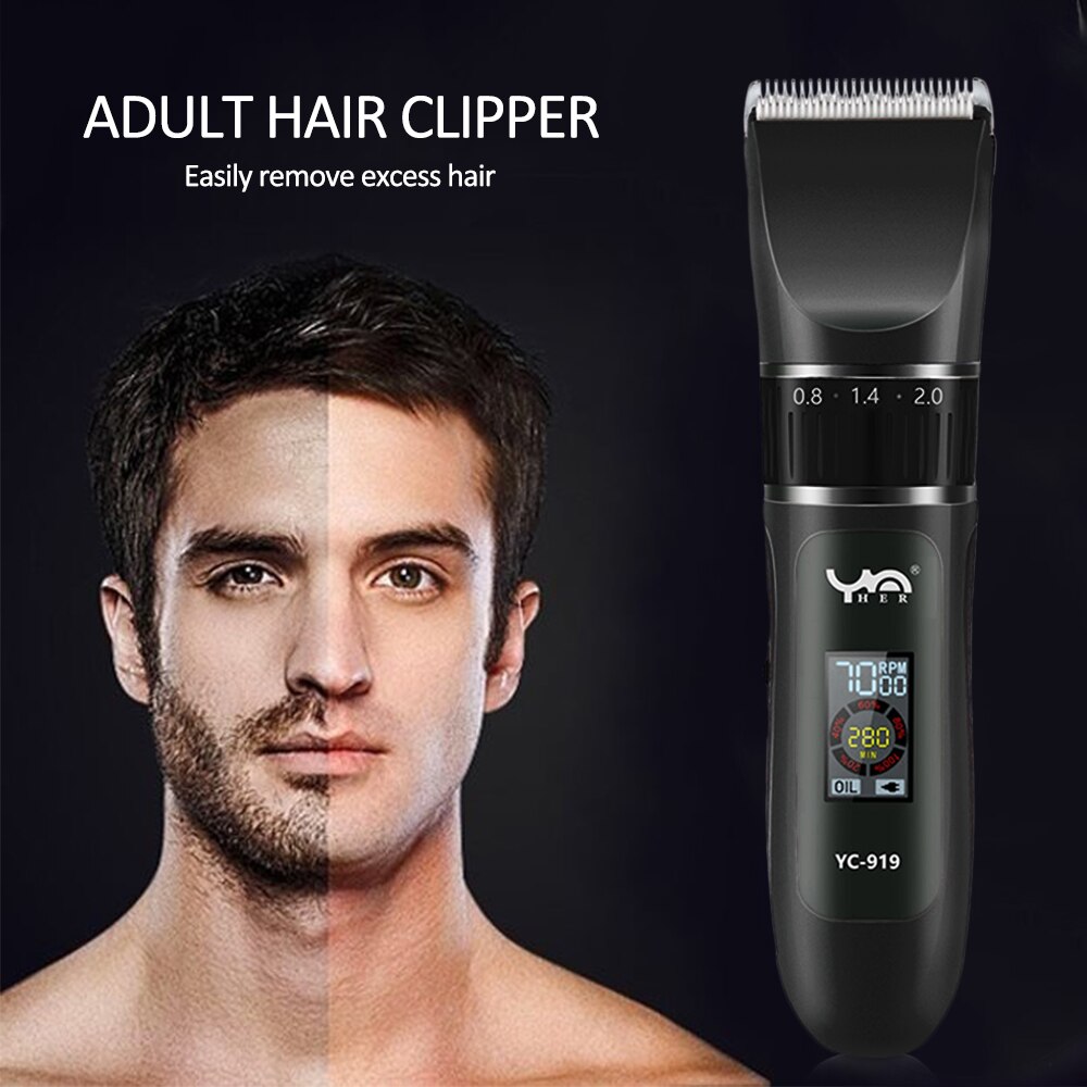 Professionele Waterdichte Tondeuse Baard Trimer Body Gezicht Tondeuse Elektrische Haar Snijmachine Kapsel Voor Mannen Grooming