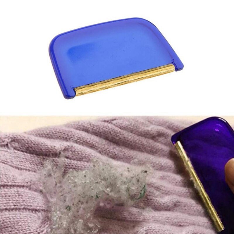 Kockhjälp tyg och dragkam, kompakt ull cashmere kam sminkborttagare rakapparat verktyg vårdplagg 6 st