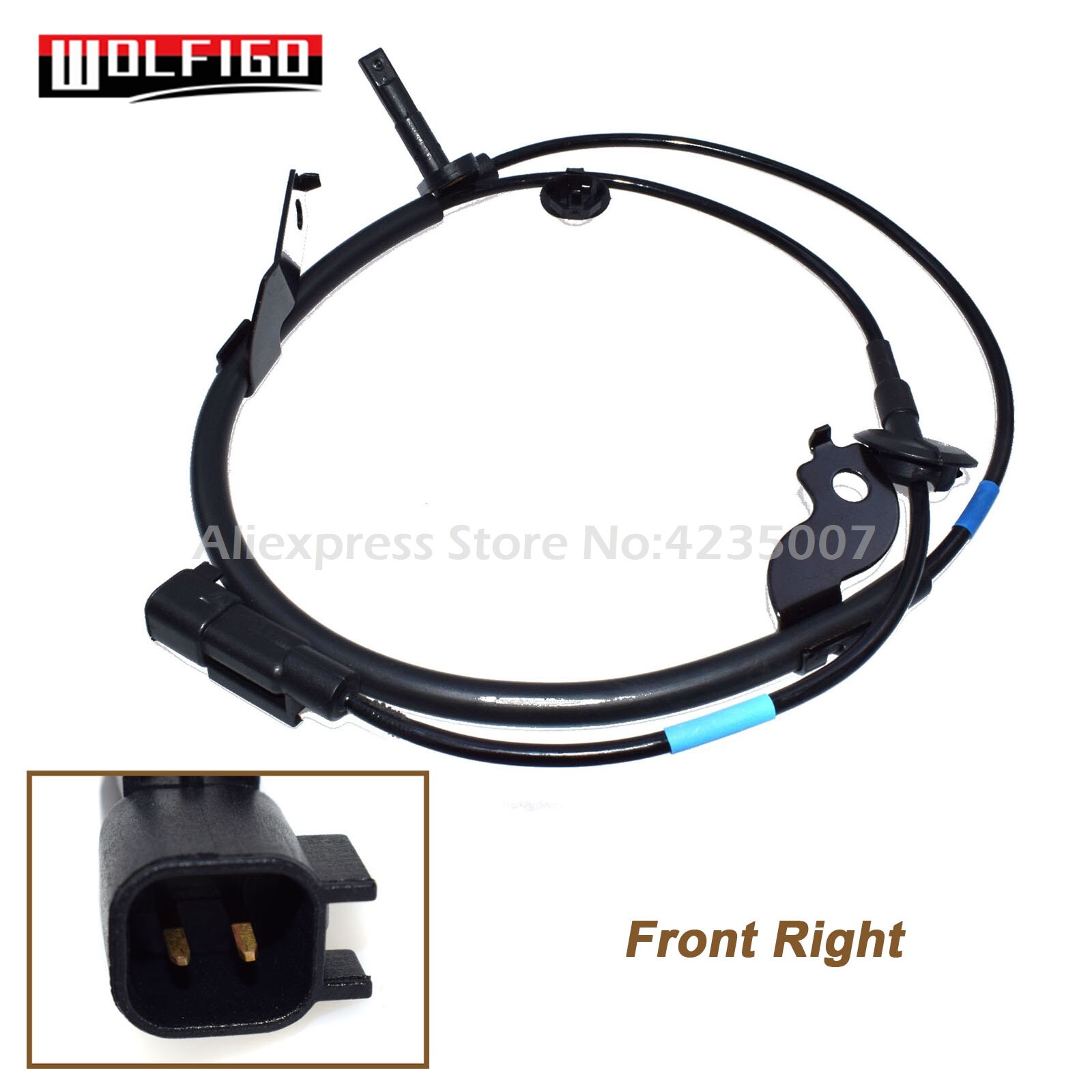Wolfigo Voor Achter Links Rechts Abs Speed Sensor W/Of W/O Pigtail Voor Mitsubishi Lancer Asx ALS1784,ALS1785,AS1818,ALS2372: Front Right