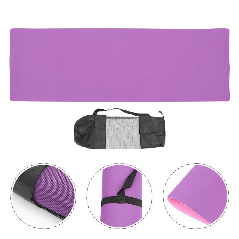 Practical Fitness Mat Non-skid Yoga Mat Dance Exercise Mat with Storage Bag