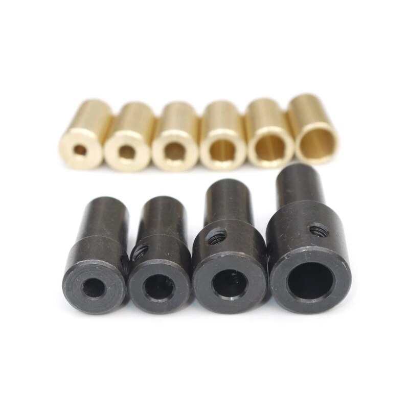 B10 Bohrfutter Pleuel Welle Motor- Hülse Kupfer Stahl Kegel Kupplung 3,17mm/4mm/5mm/6,35mm/7mm/8mm/10mm/11mm/12mm/14mm