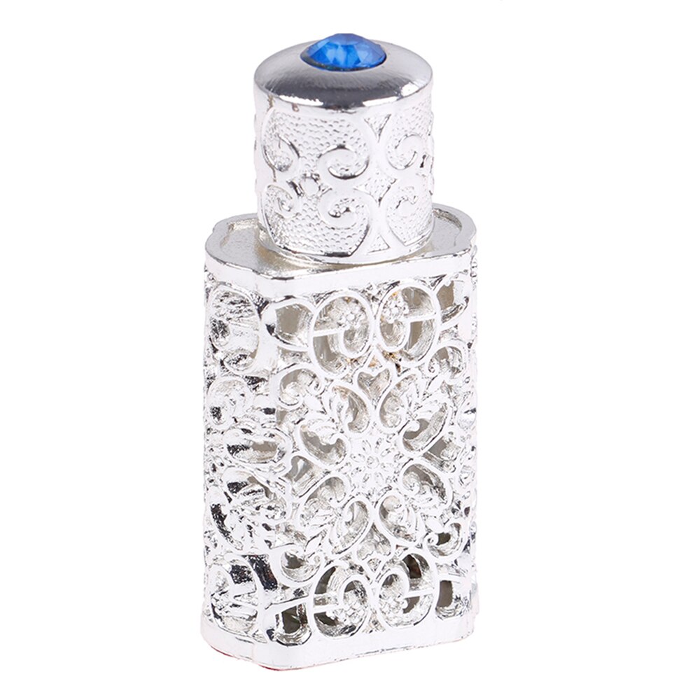 Mini antiqued hajuvesi täytettävä pullo arabityylinen eteeriset öljyt atomizer hajuvesisuihkepullo: 4