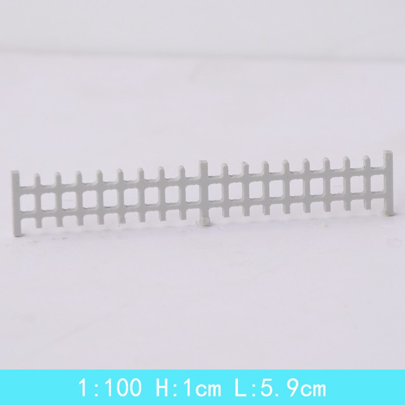10 pz/lotto 1/50-1/200 Bilancia Modello Mini FAI DA TE Building All'aperto In Plastica Abs Bianco Modello di Recinzione Per La Costruzione di Desgin: 10pcs 100 scale