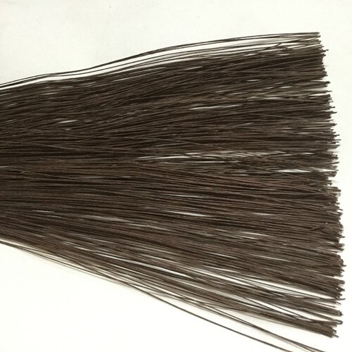60cm konstgjorda pappersgrenar kvisttråd diy / nylon blomtillbehör 50pc ett paket 26#0.45mm: Brun