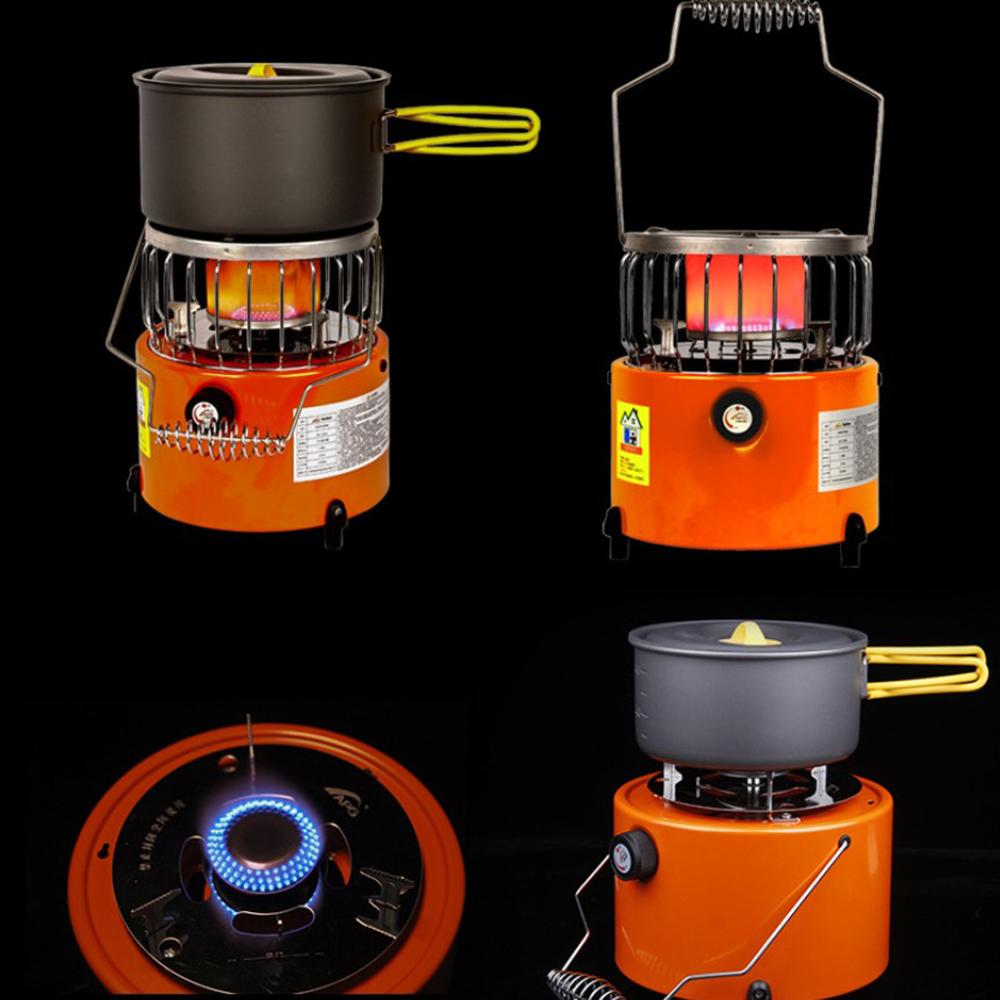 APG Mini Gas Heater Butane Heater Mini Ice Fishing Heater Outdoor Portable Heater Liquefied Gas Heater Oven Gas Heater