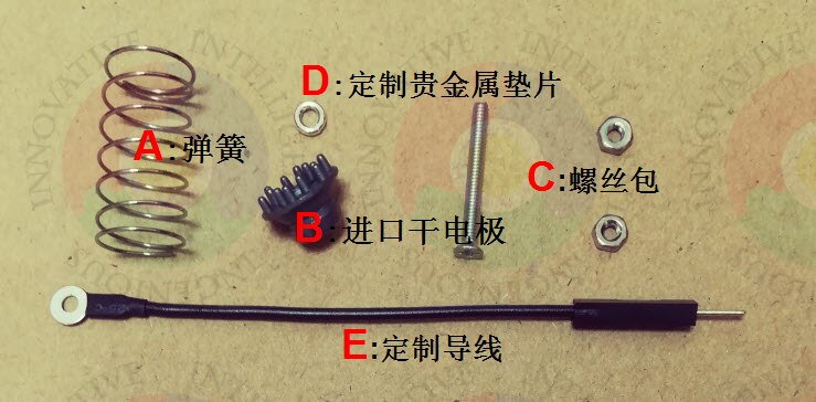 OpenBCI Ultracortex MarkIII/MarkIV Brain Cap Accessories, Imported Dry Electrode Kit