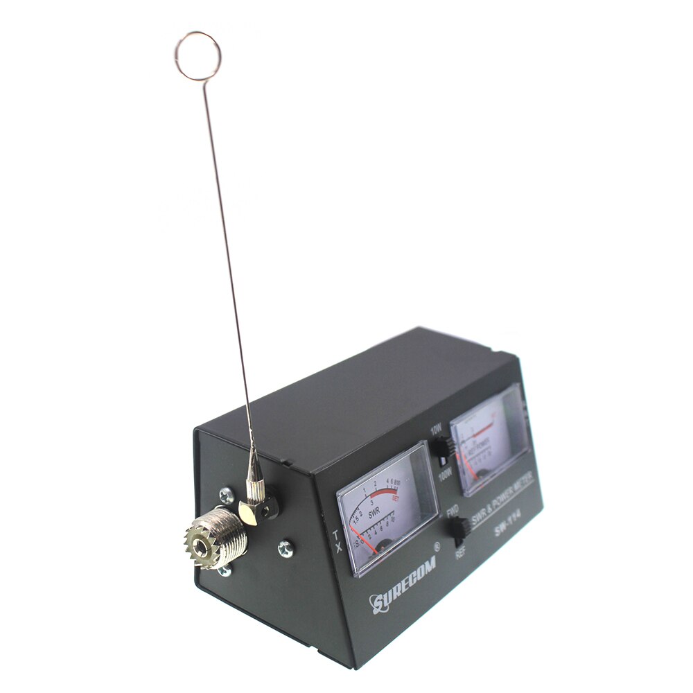 Surecom SW-114 100W Swr/Rf/Veld Sterkte Test Power Meter Voor Relatieve Power 3 Functie Analoge Met veldsterkte Antenne