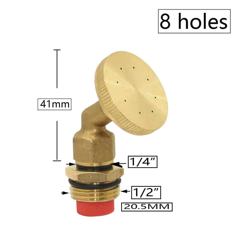 Bauernhof Garten Kupfer Sprühdüse 1/2/3/4 Düsenkopf Landwirtschaft Gewächshaus Pestizid Nebel Sprühsprinkler 1/4 1/2" Gewinde: dunkel Grau