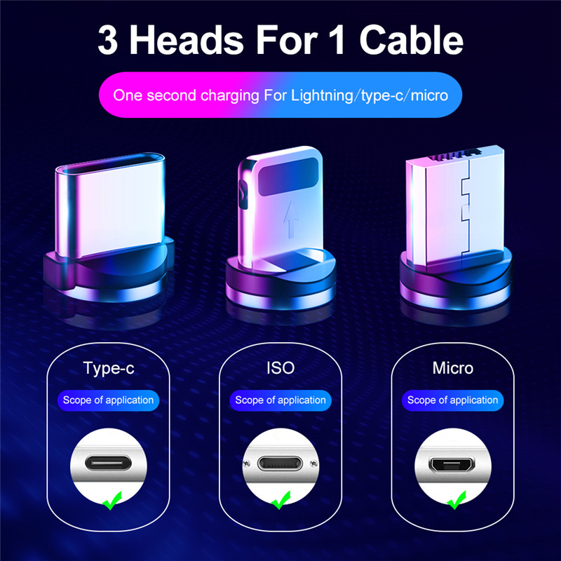 1M Magnetic Cable For Samsung A71 A51 5G A41 A31 M31 M21 M30s M51 M31s M11 M01 A21s A42 A30s Charging Cable Fast Charger Adapter