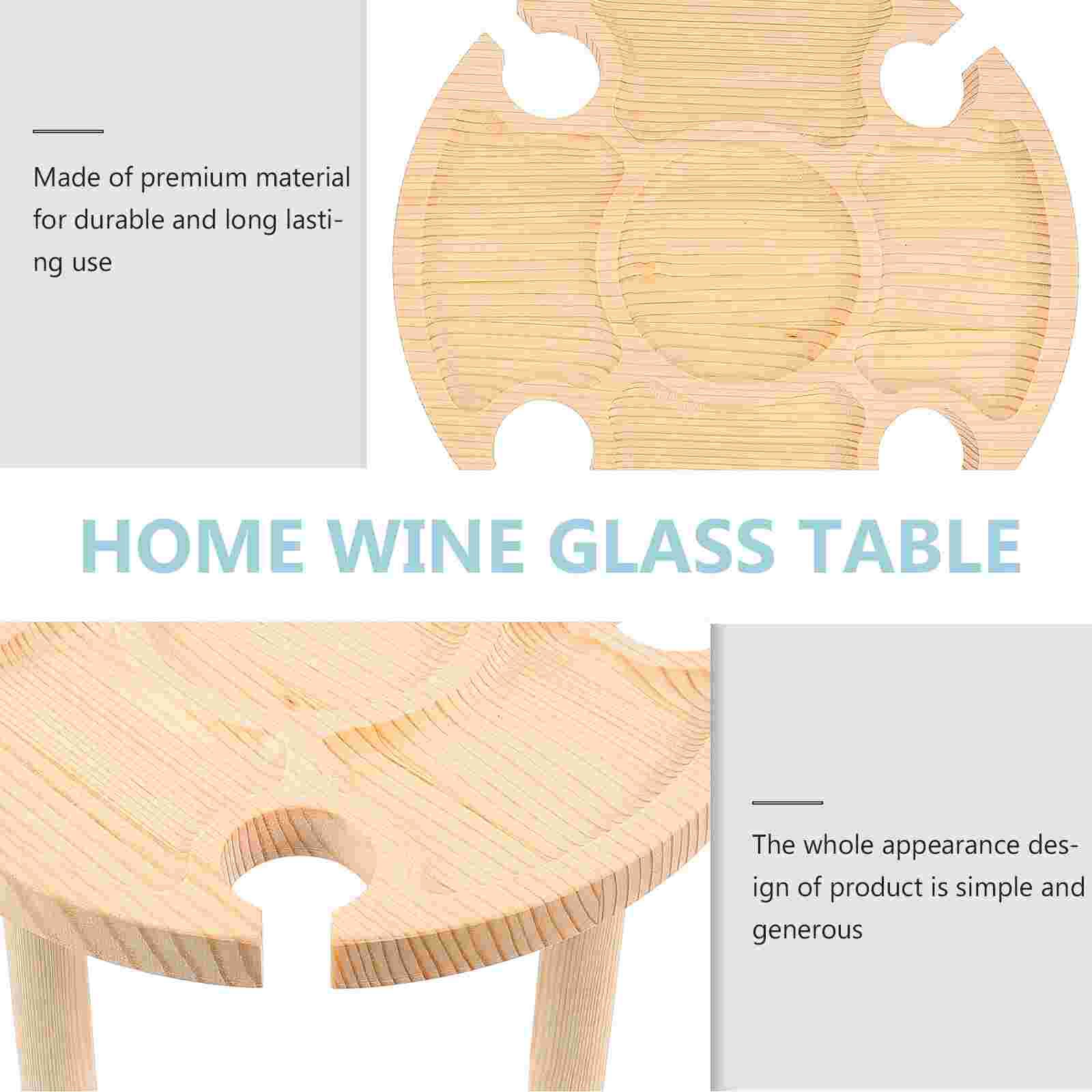 1Pc Outdoor Table Useful Beach Party Table Stable Snacks Food Serving Table