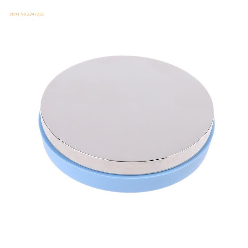 Professionele Ronde Stalen Bankje Blok Voor Sieraden Stempelen Metalen Vormgeving Gereedschap: Default Title