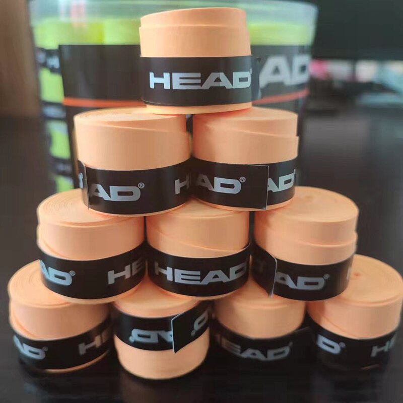 10 sztuk szef Tenis Overgrip opaska do tenisa absorbowany Tap Tenis rakieta amortyzator Padel Overgrip Tenis Grip Tenis Dropshipping: Dry Orange