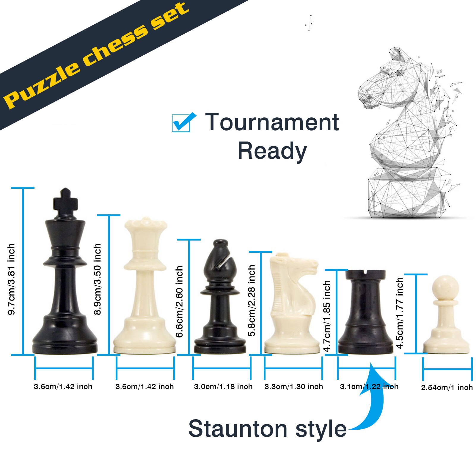 Puzzle Chess Set PVC Leather Tournament Portable Travel Chess Vinyl Chessboard Board Games For Beginner Children Toy