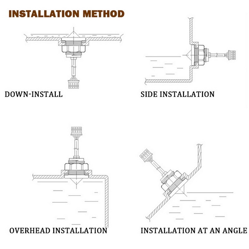Non-Contact Liquid Level Sensor Accessory Detector Water Flow Sensor Water Level Switch Liquid Level Detection Water Dispenser