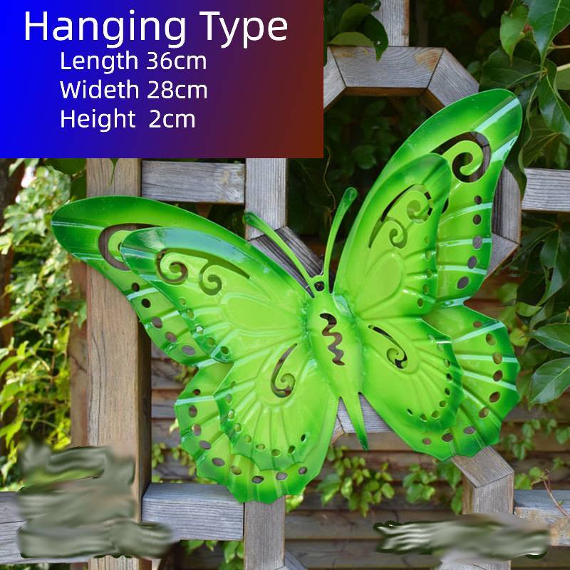 Grote Simulatie Vlinder Decoratie Ijzer Handwerk Outdoor Tuin Landschap Villa Dier Ornament Beeldjes: style 8
