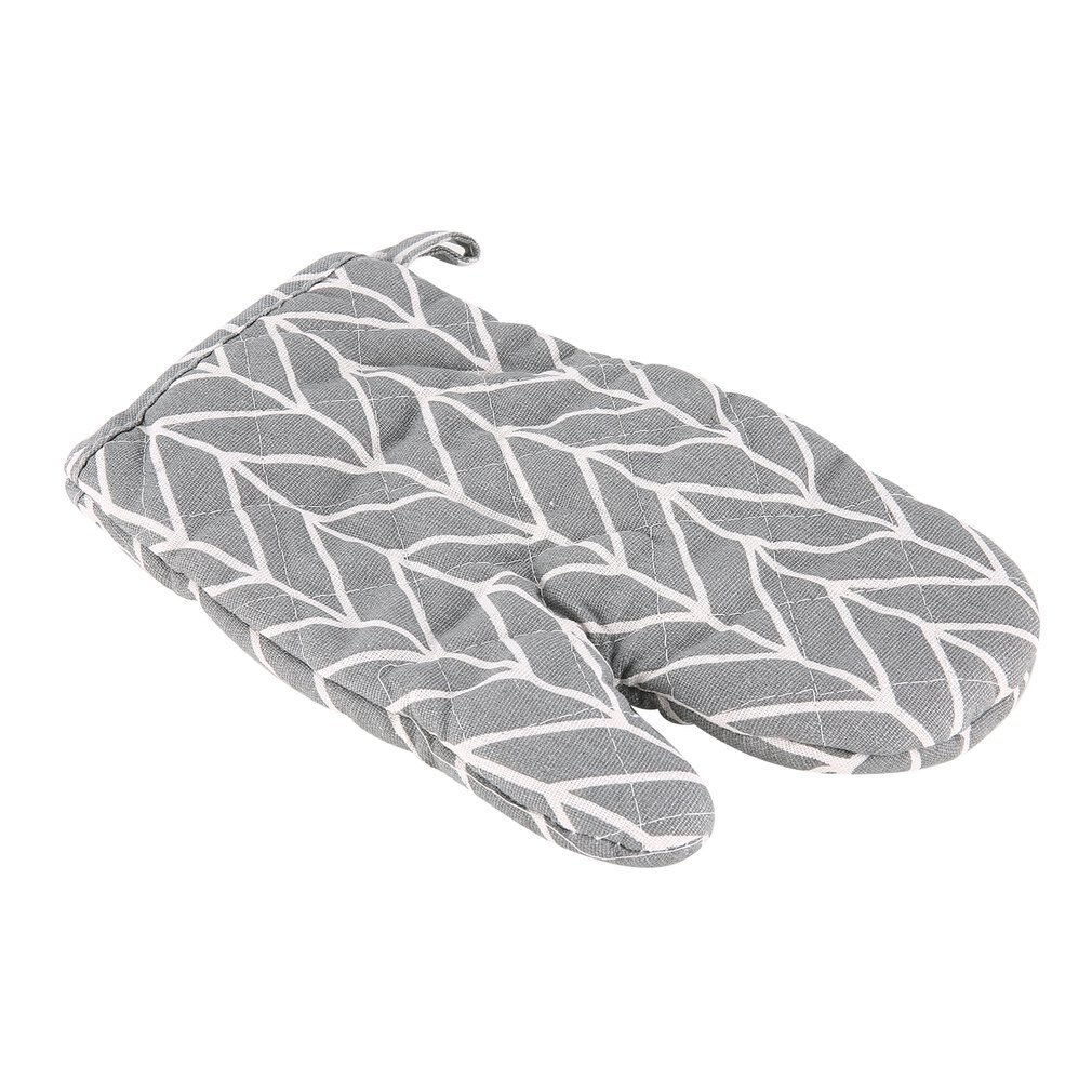 BBQ Grilling Cotton Linen Insulated Gloves Cooking Baking Necessary Tool Heat Resistant Outdoor Gloves One Size