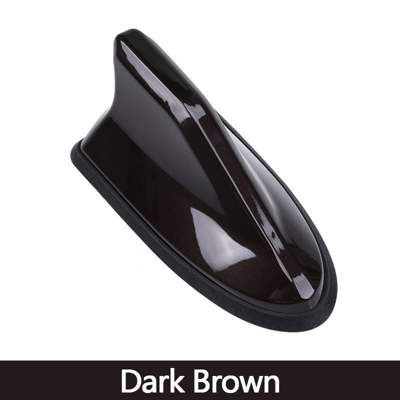 For Nissan Qashqai X-Trail X Trail J10 J11 T31 T32 Car Waterproof Shark Fin Roof Antenna Radio Signal Aerials Exterior Parts: Dark Brown
