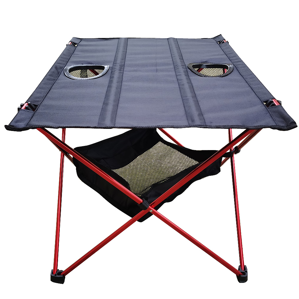 Outdoor Opvouwbare Vissen Tafel Ultralight Oxford Doek Aluminium Picknicktafel Oxford Doek Ultralichte Duurzaam Vouwen