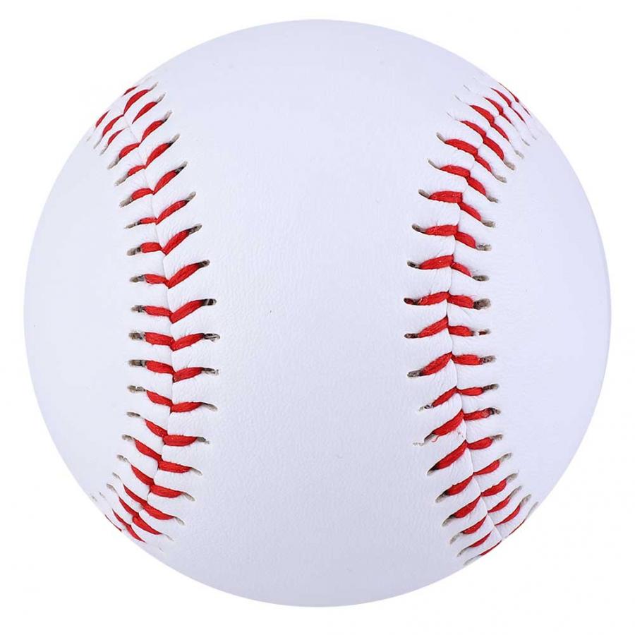 Pelota de entrenamiento de béisbol de 9 pulgadas, Base blanca duradera, práctica de béisbol, juego equipo deportivo de Softball de PVC para accesorios deportivos