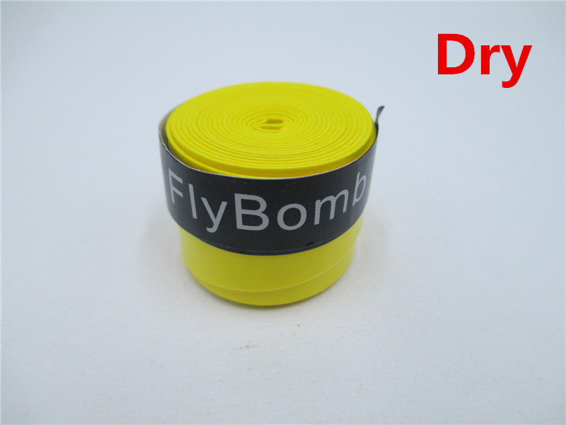 FlyBomb Dry Badminton Racket OverGrips Anti-skid Sweat Absorbed Wraps Taps Tennis Grips Racquet Overgrip Sweatband L415OLF