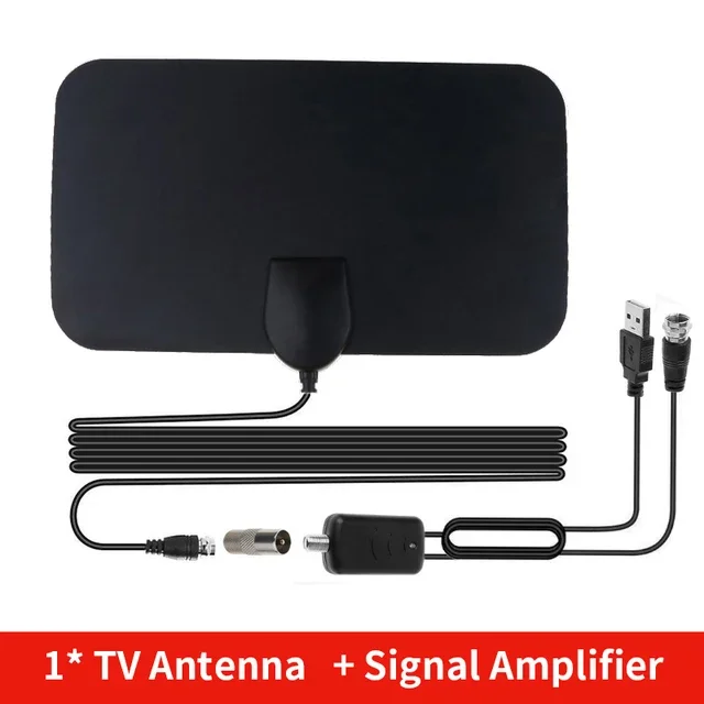 HD digital TV antenna edge amplifier signal booster terrestrial antenna TV box: Default Title