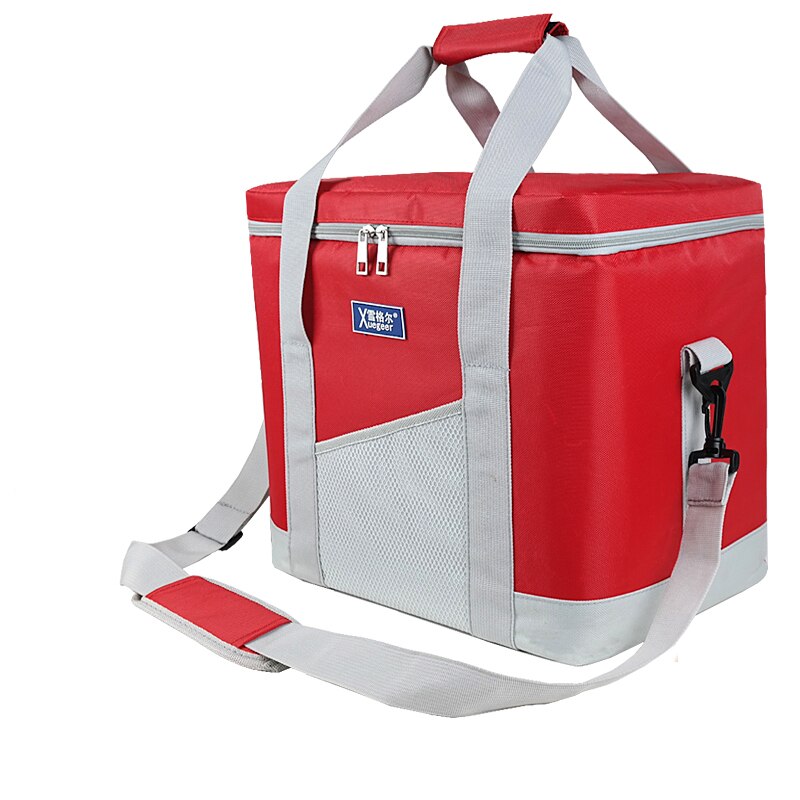 22L leak proof cooler bag large size thermal picnic lunch box vehicle insulation ice pack food drinks wine insulated cool bag