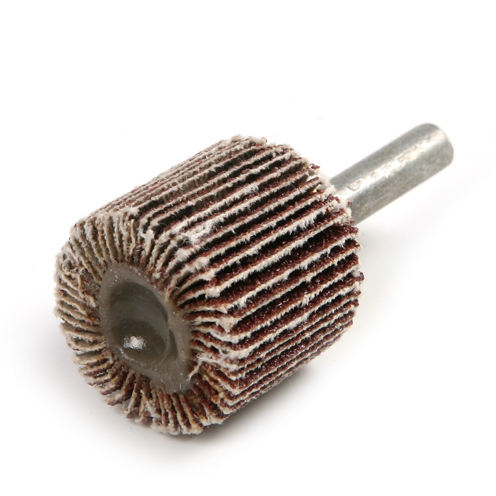 6PCS Grit 80 Flap Abrasive Sanding Wheel Disc For Rotary Tool Dia 15/25mm