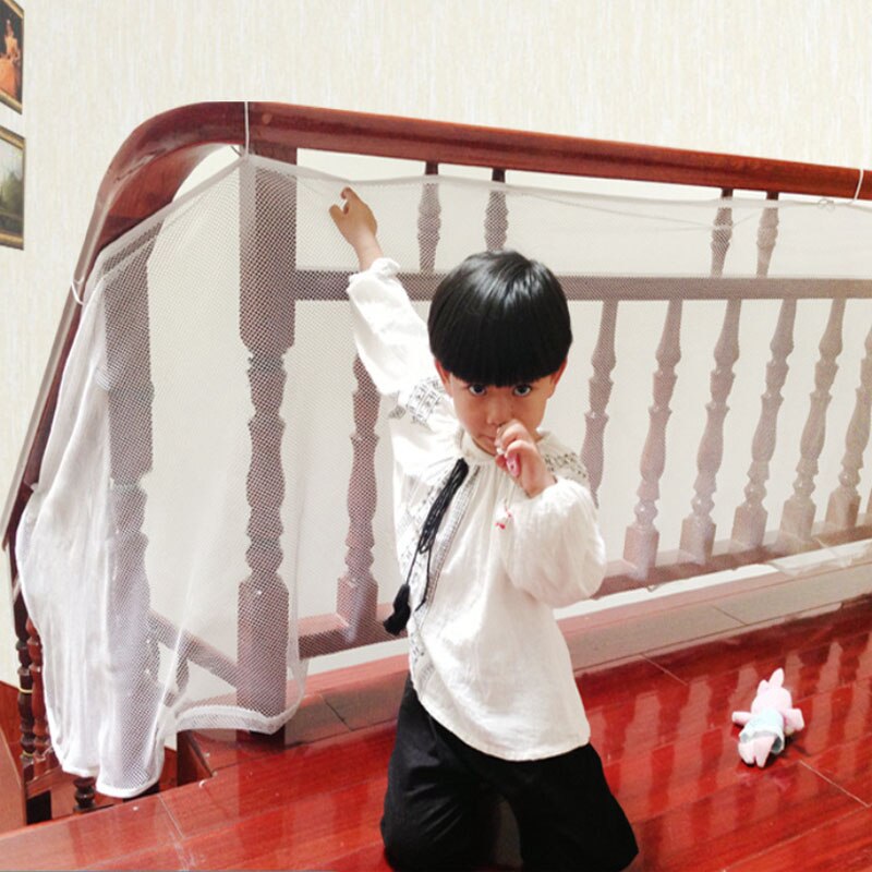 Railing Stairs Balcony Safety Protecting Net Baby Safety Fence Child Safety Products 2/3 Meters White Color