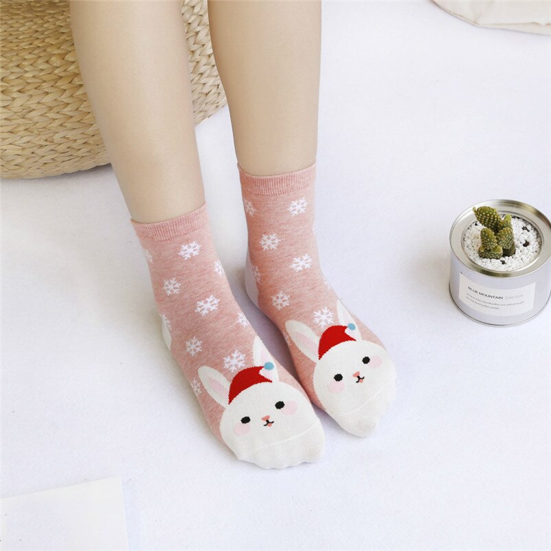 Winter Sports Socks Christmas Women Casual Socks Cute Unisex Socks Women Cotton Blended outdoor skiing #3O12