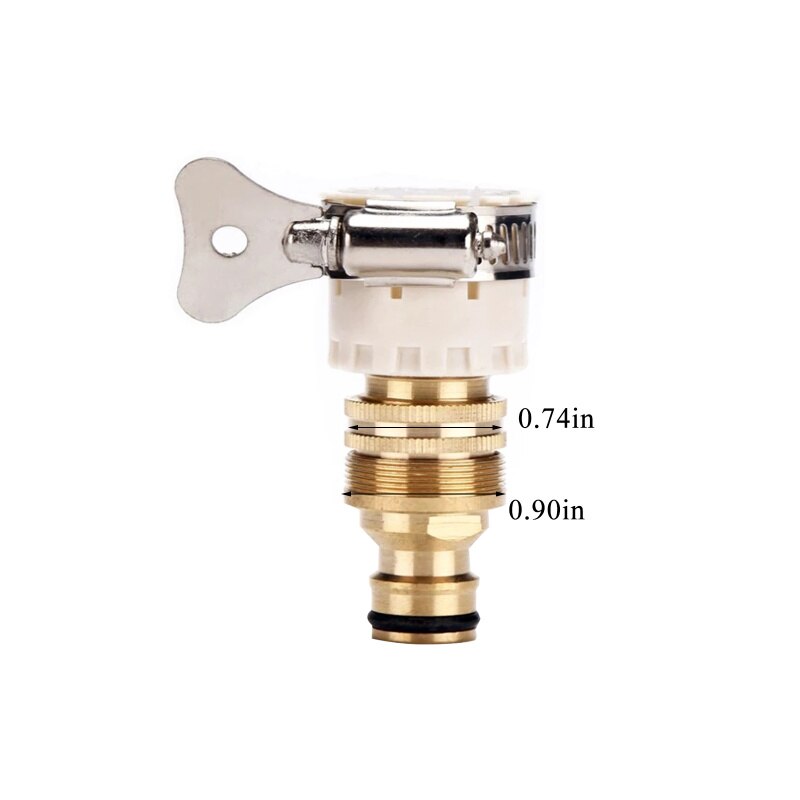 15Mm23Mm Universal Keuken Slang Adapter Messing K... Grandado