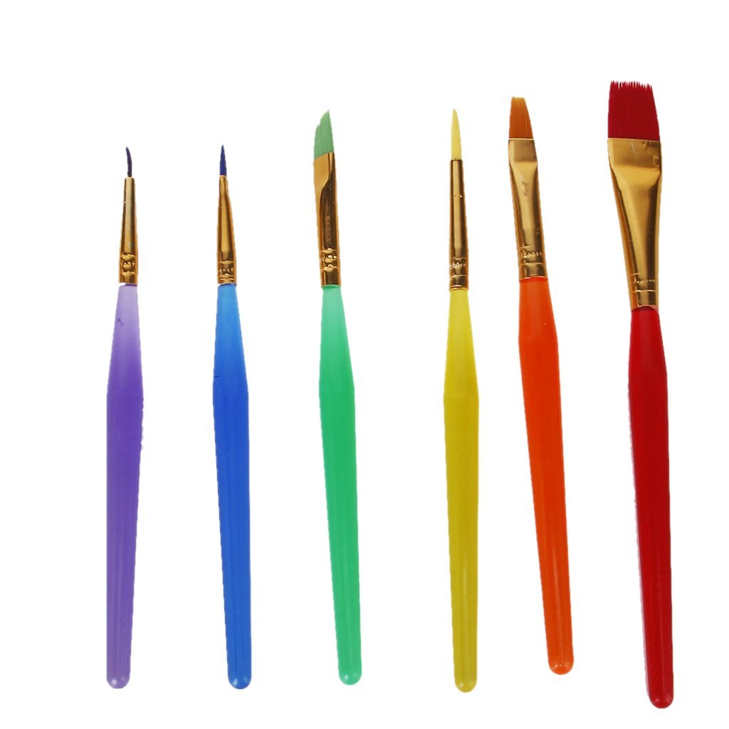 6 Stuks Set Penselen Pen Voor Olieverf