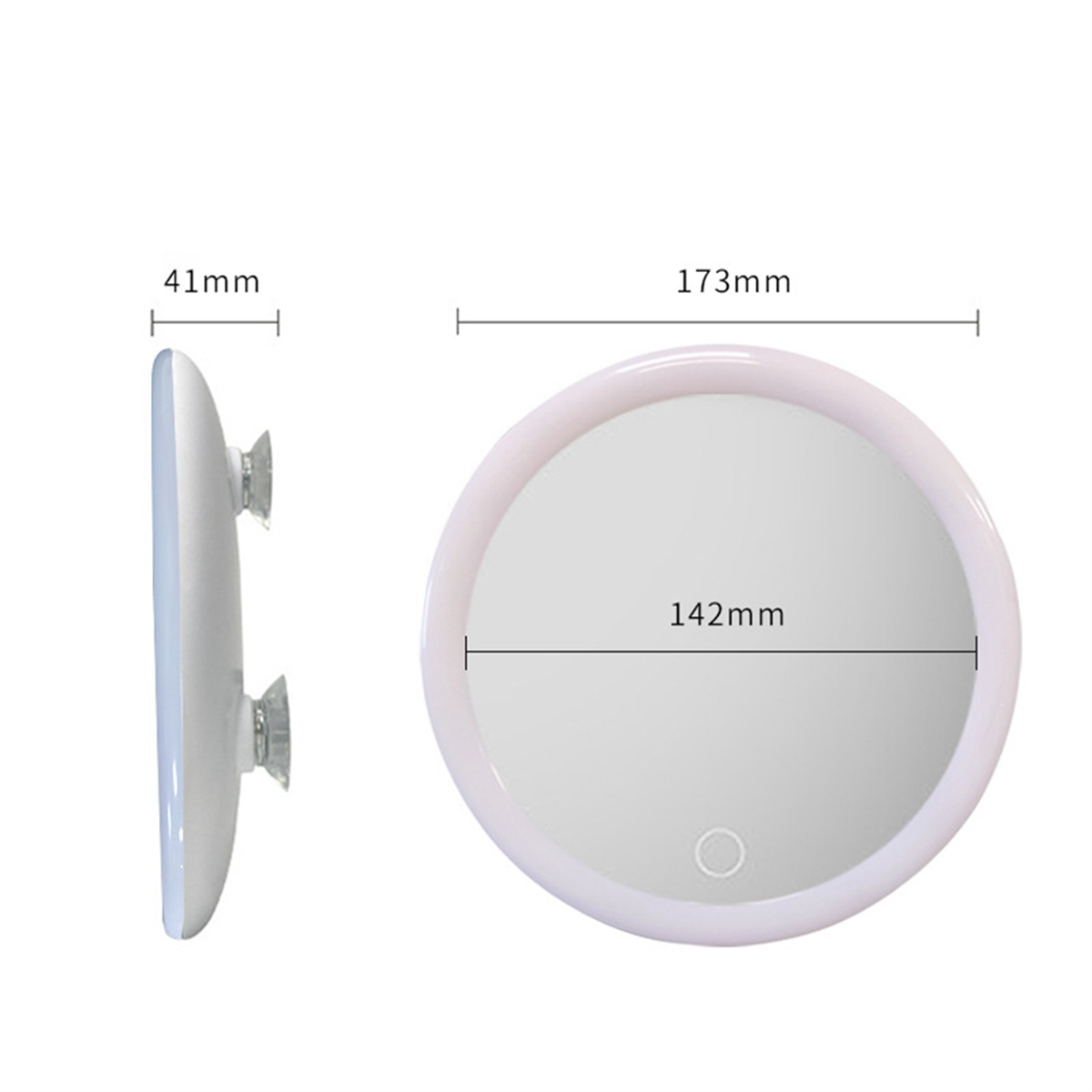 Paras 10x suurentavaa peiliä valolla meikkipeilillä, jossa valot, kompakti led-suurennuspeili kylpyhuoneeseen, makuuhuoneeseen, hotelliin