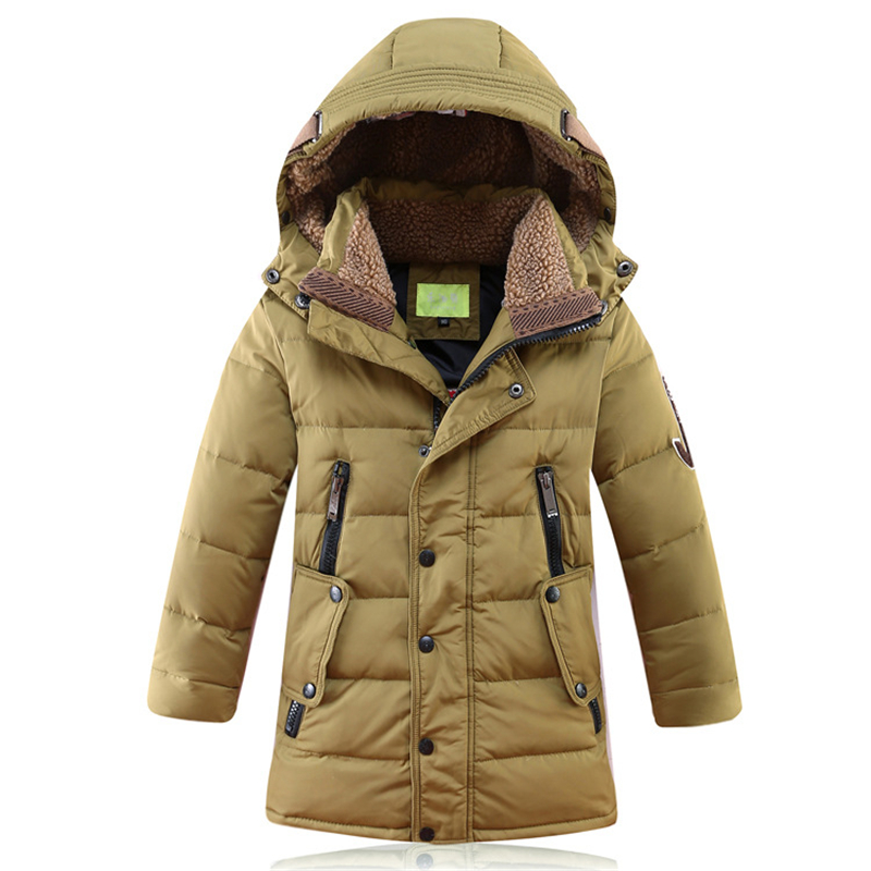 Winter Boys and girls jacket coat children's duck down jacket child coat outwear Boy's down jacket long thick winter jacket