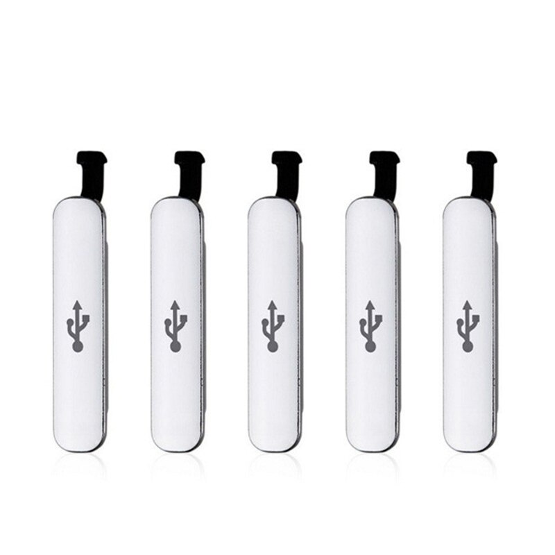Cache-prise anti-poussière pour port de charge usb siancs 1pc pour samsung galaxy  s5 g900f/h , étanche, anti-poussière, accessoires pour téléphone portable