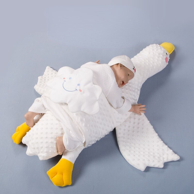 White Goose Baby Comfort Remission Infant Intestinal Colic Nursing Pillow Room Decor Exhaust Airplane grovel Throw Big