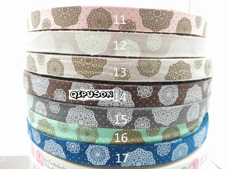 ! 10M/lot 15mm COLOR herringbone/ twill cotton tape/Cotton webbing/Bias binding tape rzd005