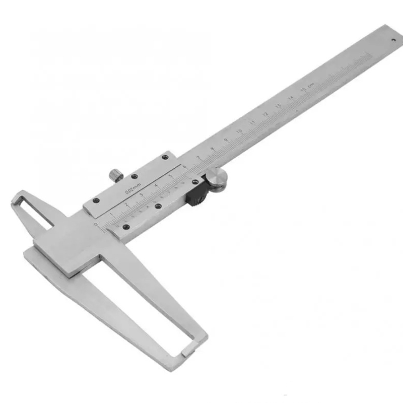 Calibrador vernier profissional com garra dupla, 9-150mm, ferramenta de medição de precisão, bisel vernier interno, ferramenta de medição