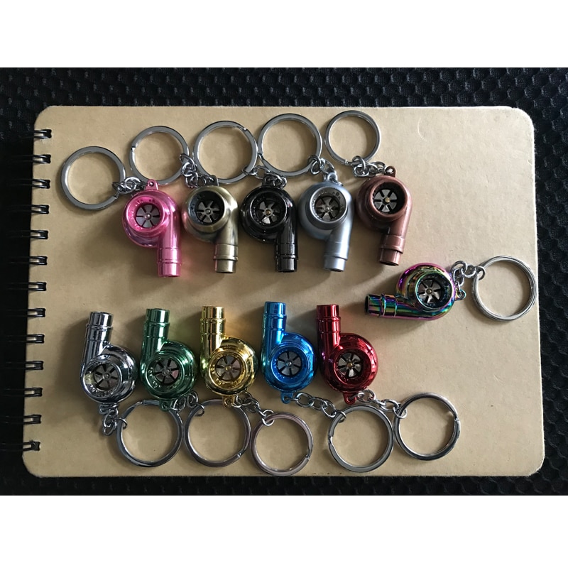 Turbo Keychain Auto Turbolader Schlüsselring Mini Schlüsselring Aktivität freundlicher Schmuckstücke Auto schlüsselring Auto keychain Auto Styling