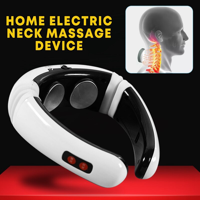 Massager Elektrische Puls 3D Rugpijn Ontspannen Nek Massage Cervicale Massager Fysiotherapie Gezondheidszorg Tool 6 Modus Infrarood Batterij