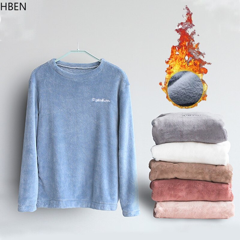 DA Homewear-Pijama de maternidad, Conjunto de pijama de enfermería, Conjunto de pijama polar de invierno para mujer, ropa de dormir femenina de terciopelo, ropa de casa